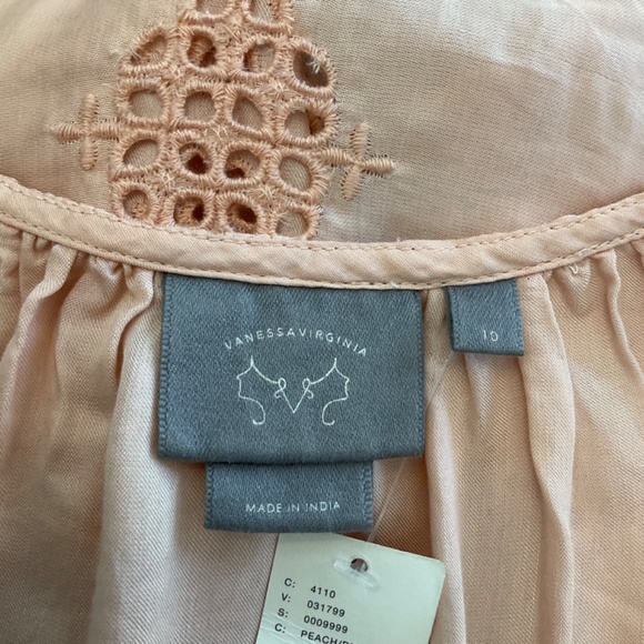 NWT Anthropologie Sadie Swing Top eyelet scoop neck layer tank camisole size 10 - Picture 11 of 16